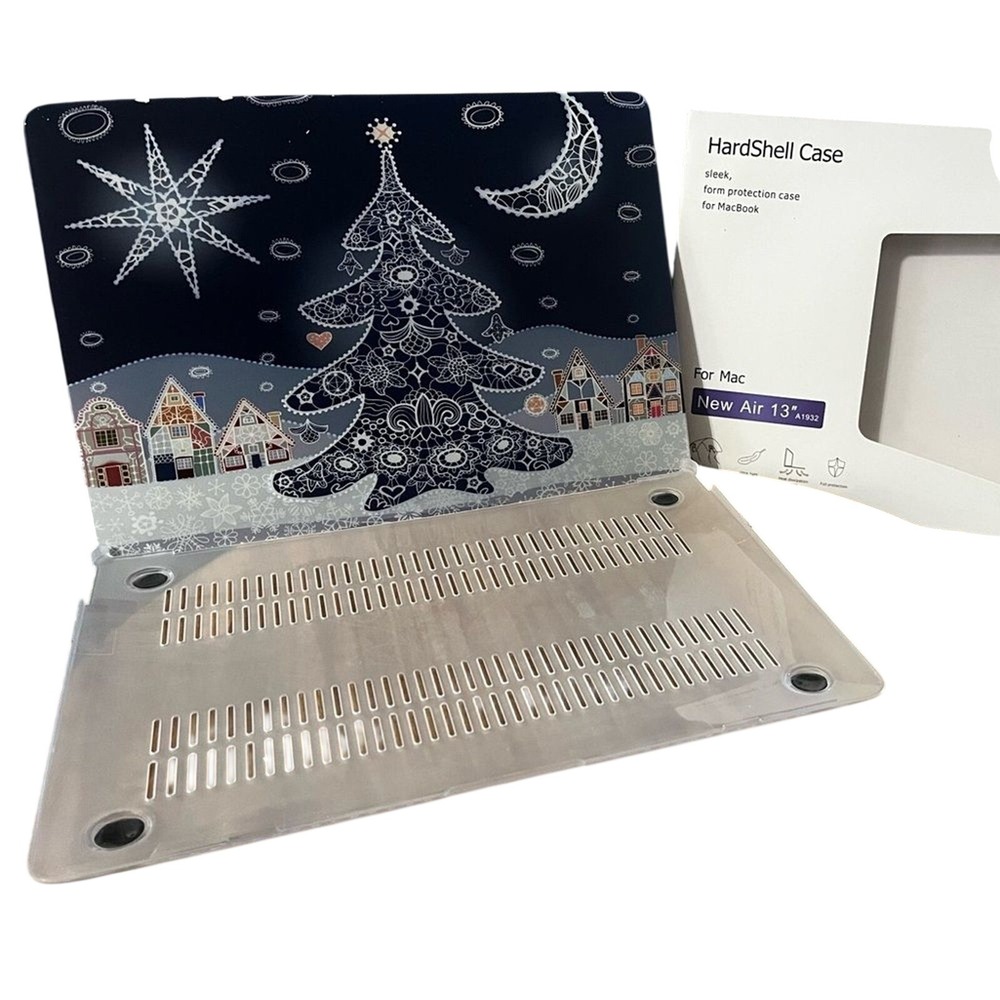 Mac Air 13" A1932 Hard Shell Case‎ Winter Wonderland